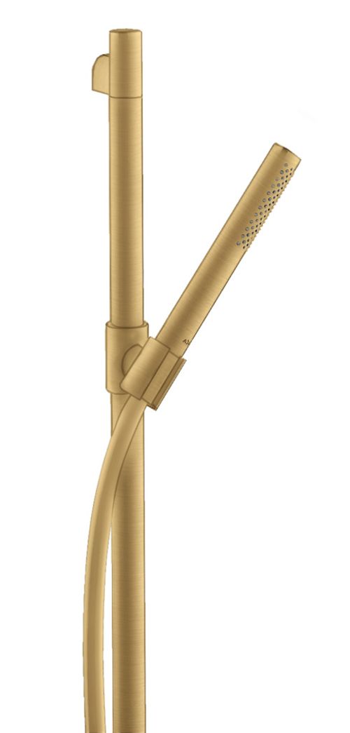 AXOR-HG-AXOR-Starck-Brauseset-0-90-m-mit-Stabhandbrause-1jet-EcoSmart-Brushed-Gold-Optic-27983250 gallery number 1